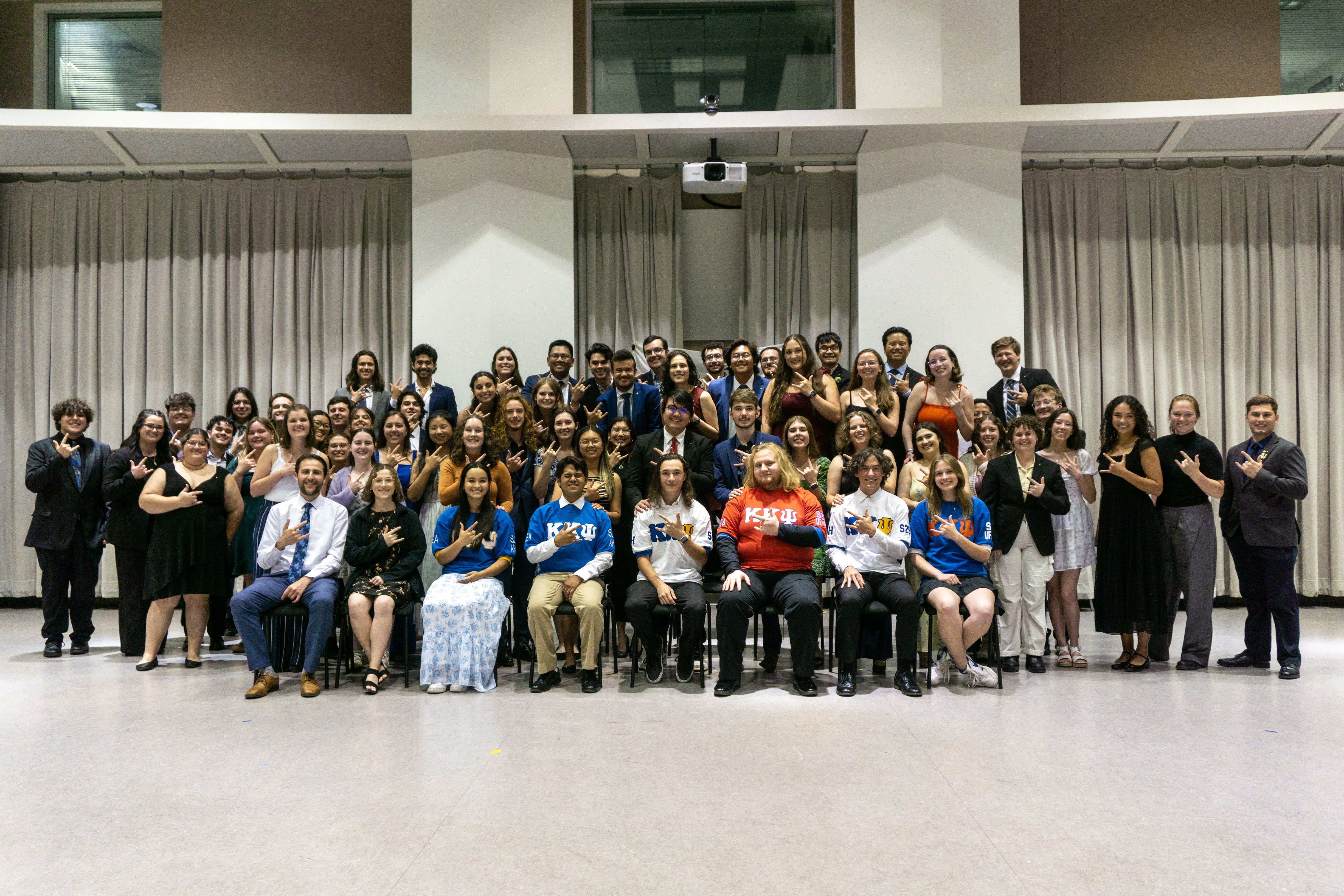 Group photo of Alpha Eta class of Spring 2025
